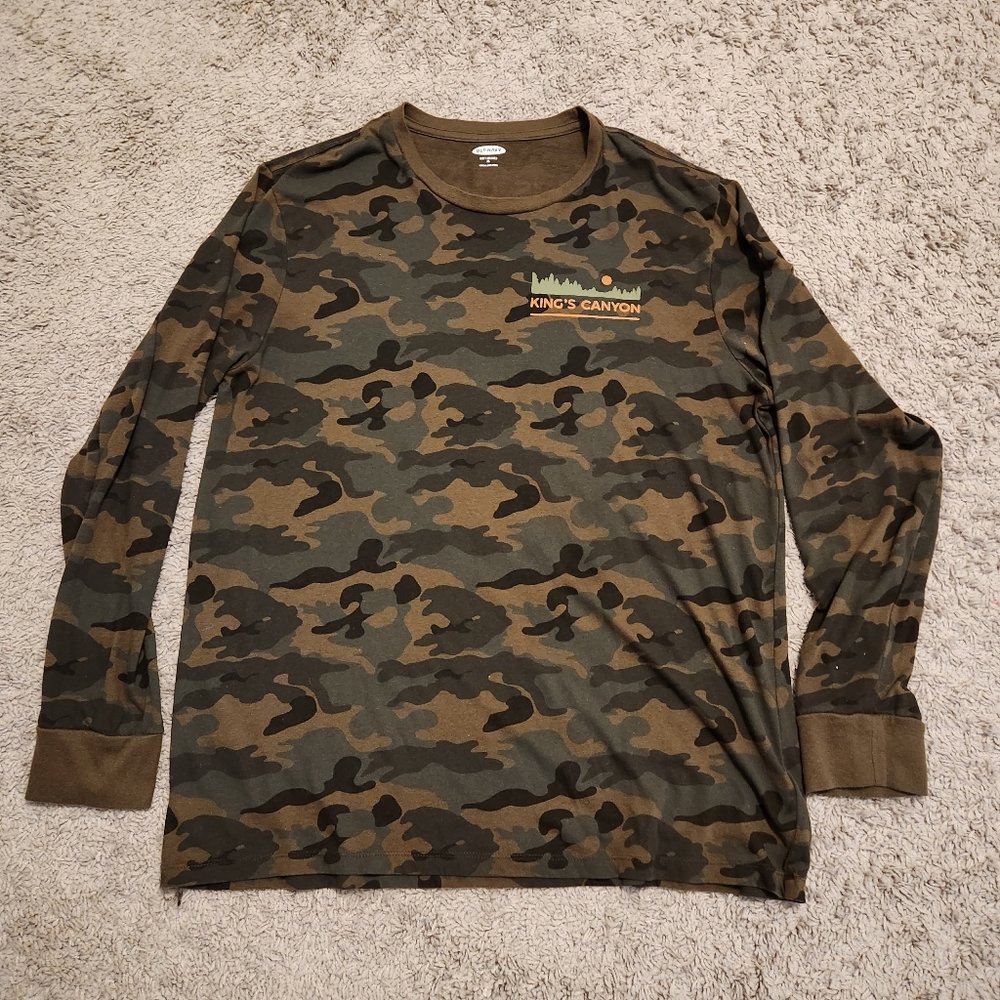 OLD NAVY KINGS CANYON LS SHIRT EUC!